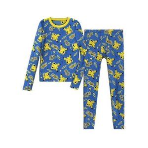 Climateright By Cuddl Duds Pokemon Boys Thermal Set Size 10/12 NWT